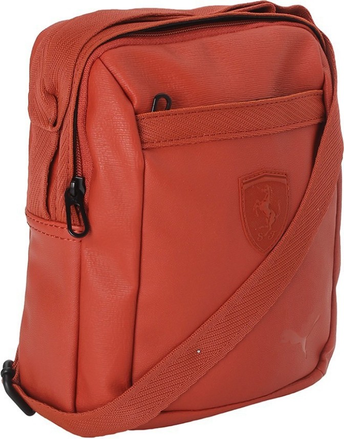 puma red sling bag