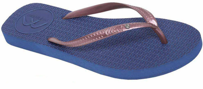 navy diamante flip flops