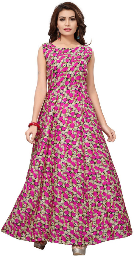 flipkart pink gown