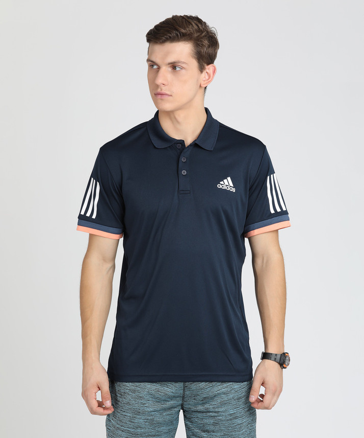 navy blue adidas shirt mens