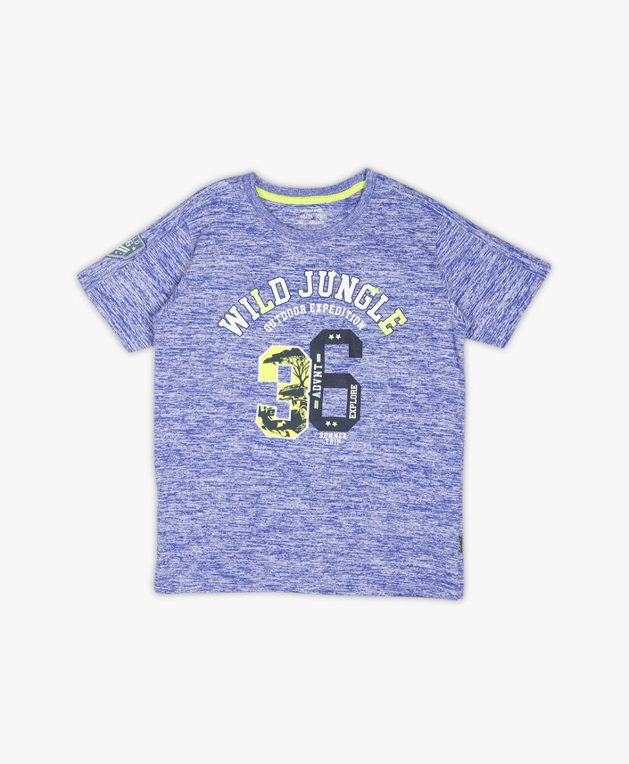 Boys Graphic Print Cotton Blend T Shirt 
