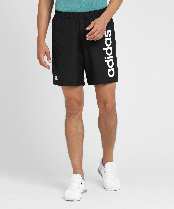 ADIDAS Solid Men Black Sports Shorts 