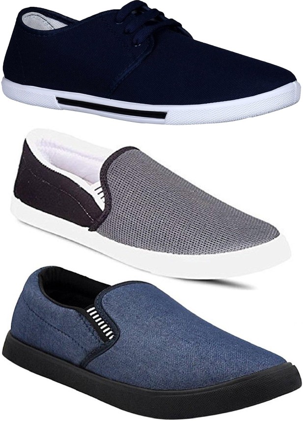 Pexlo Combo Pack of 3 Casual Shoes 