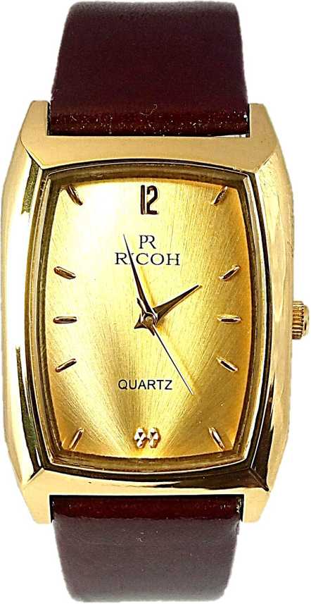 Ricoh Men S Gold Case Leather Strap Watch Analog Watch For Men Buy Ricoh Men S Gold Case Leather Strap Watch Analog Watch For Men Men S Gold Case Leather Strap Watch Movement number:590 case type:129 historical price according to tag: for men men s gold case leather strap watch