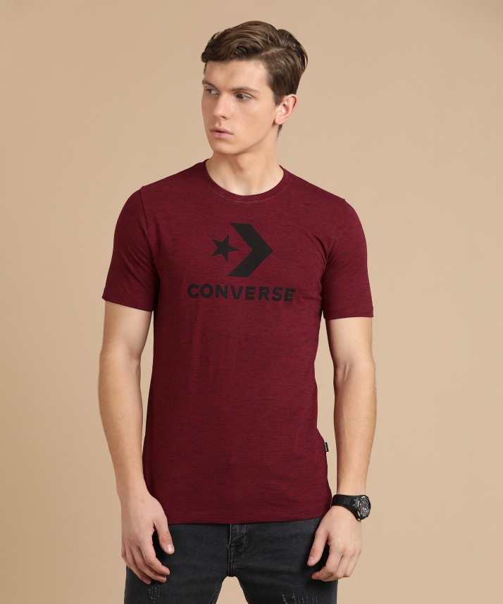 converse maroon t shirt