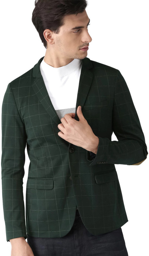 INVICTUS Checkered Single Breasted Casual Men Blazer - Buy INVICTUS  Checkered Single Breasted Casual Men Blazer Online at Best Prices in India  | Flipkart.com