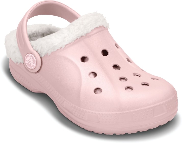 ladies crocs with fur