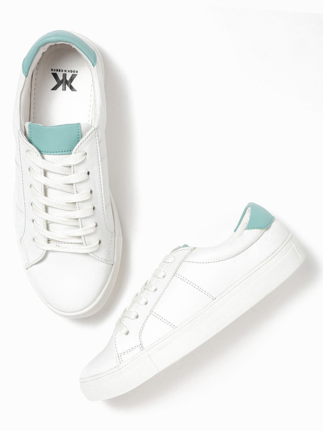 kook n keech white sneakers