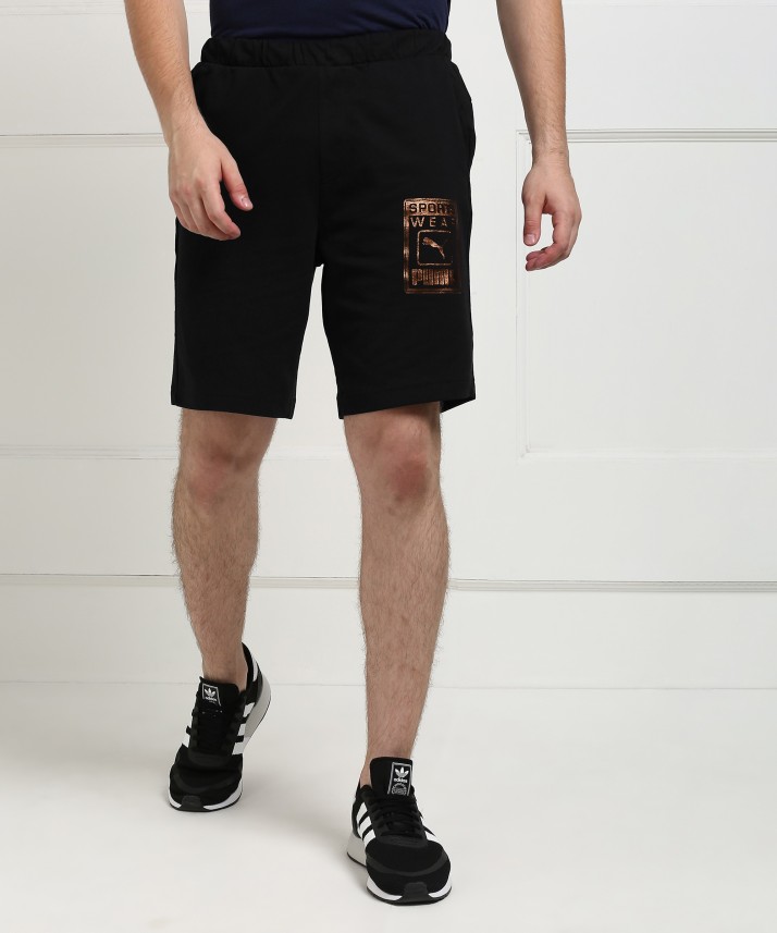 puma solid men's basic shorts