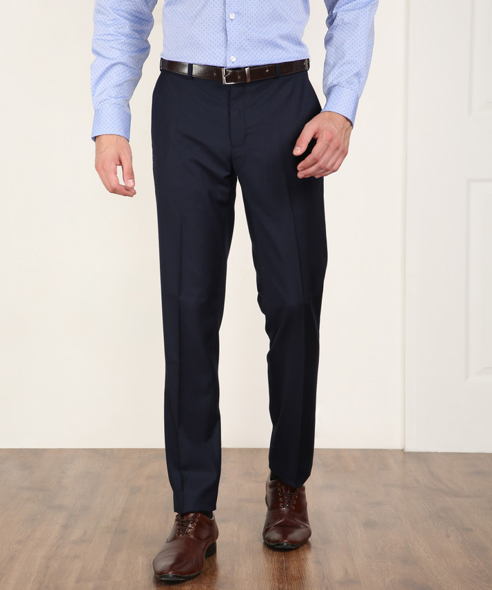 Raymond Jacob Slim Fit Men Dark Blue 