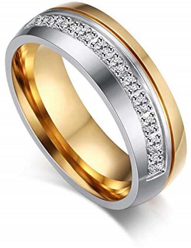 Daluci Wedding Ring For Women Gold Color Love Engagement Couple