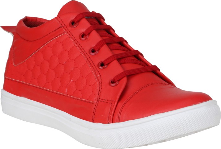 Wenzel Red Sneakers For Men - Buy 