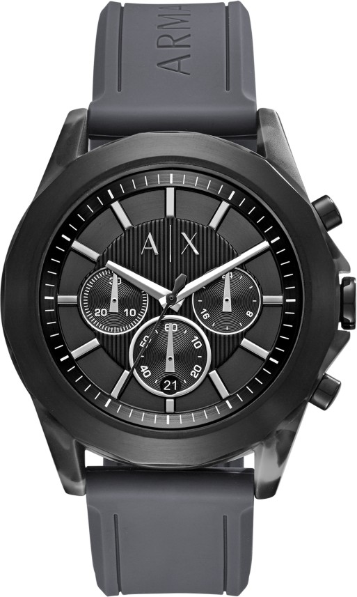 AX2609 Grey Silicone Watch Analog Watch 