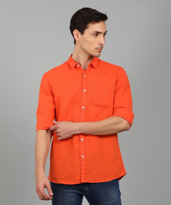 wrangler orange shirt