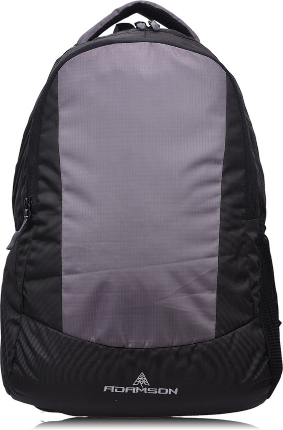 plain grey backpack