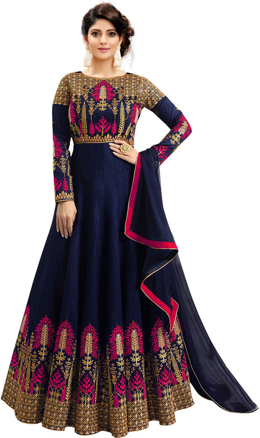 anarkali long dress flipkart