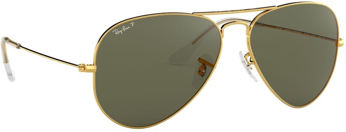 Buy Ray-Ban Aviator Sunglasses Green 