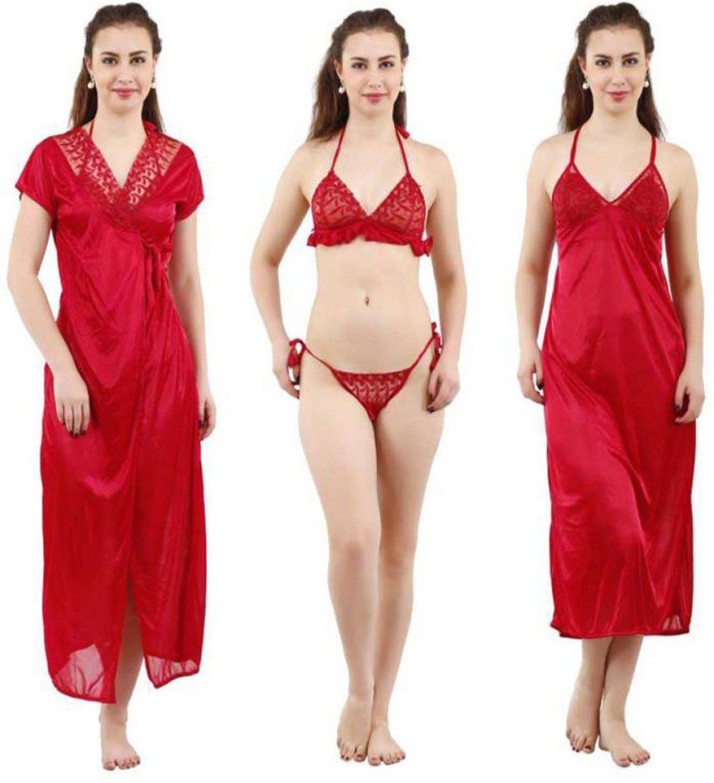 satin night suit flipkart