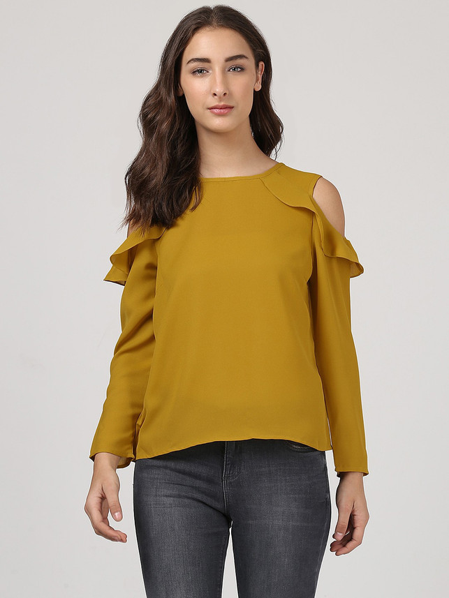 harpa mustard yellow top