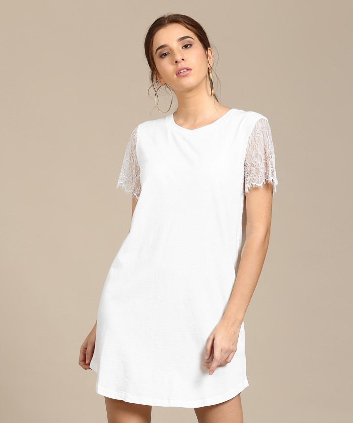 flipkart white dress