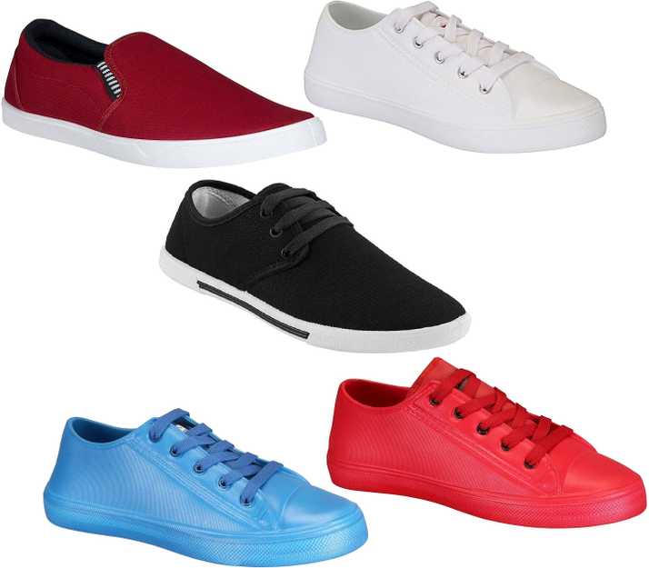 Chevit Combo Pack Of 5 Casual Shoes Loafers Shoes Sneakers For