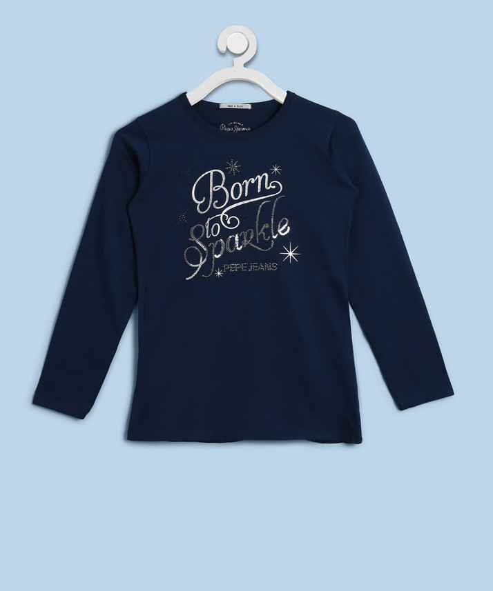 Pepe Jeans Girls Printed Cotton Blend 