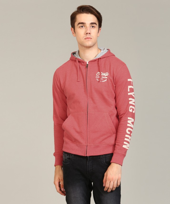 flying machine full sleeve solid men's sweatshirt