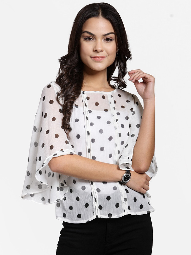 polka dots tops flipkart