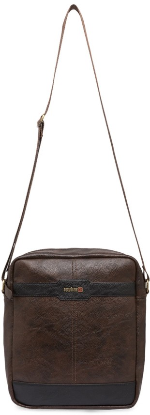 spykar leather bag