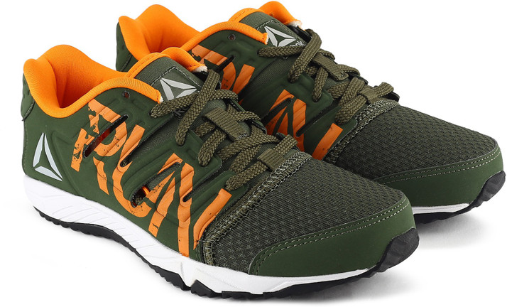 reebok shoes without laces green