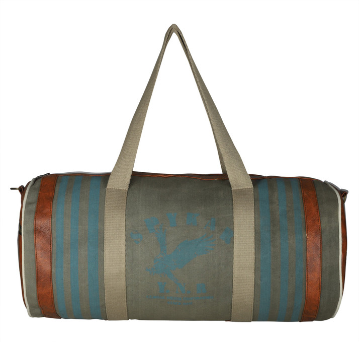 spykar leather duffle bags