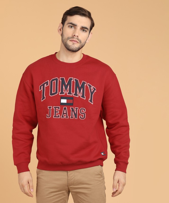 maroon tommy hilfiger sweatshirt