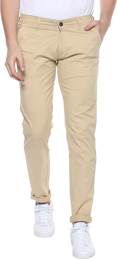 mens cream trousers