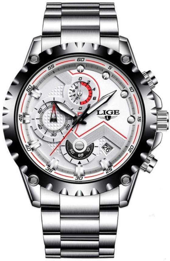 lige stainless steel watch