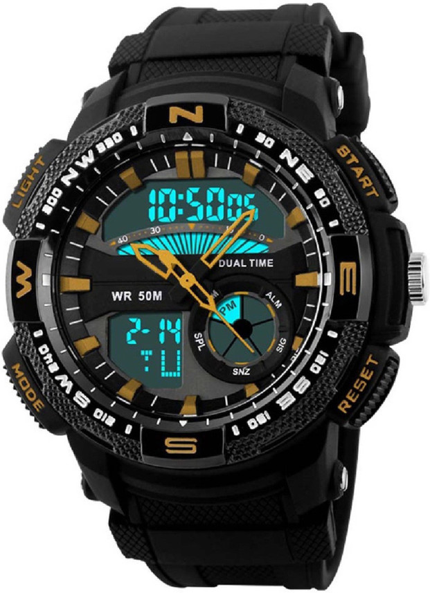 dual analog and digital watches