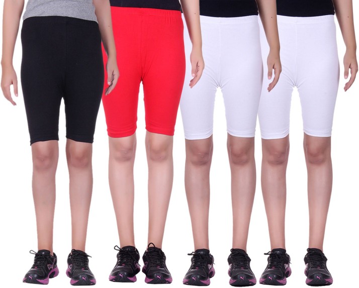 womens red cycling shorts