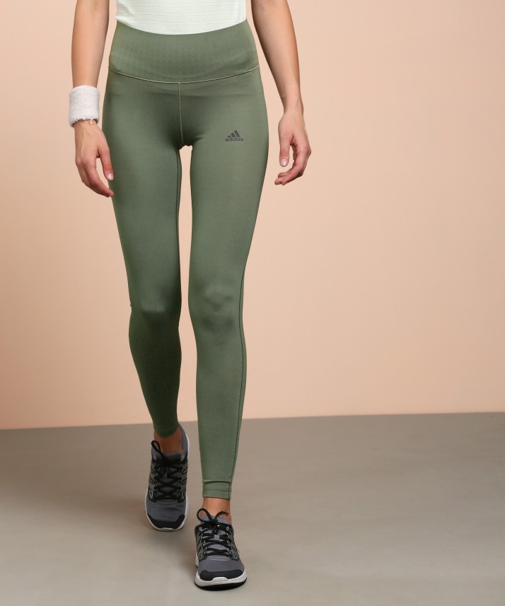 adidas green tights