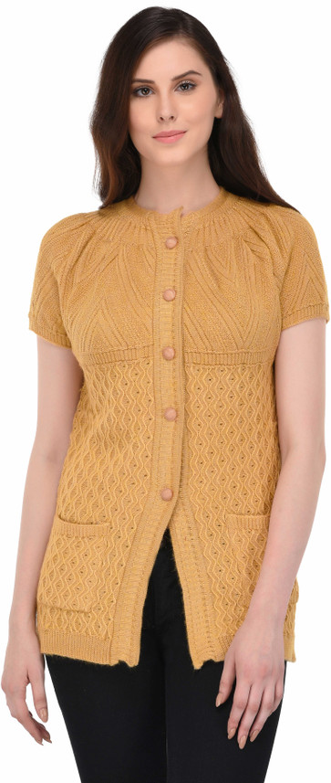 gold party cardigan