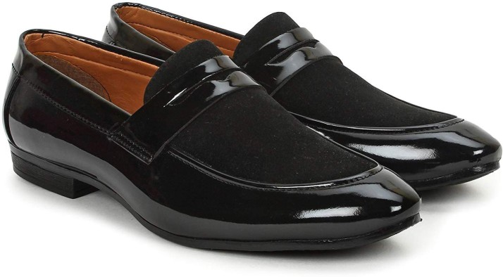 shining black formal shoes