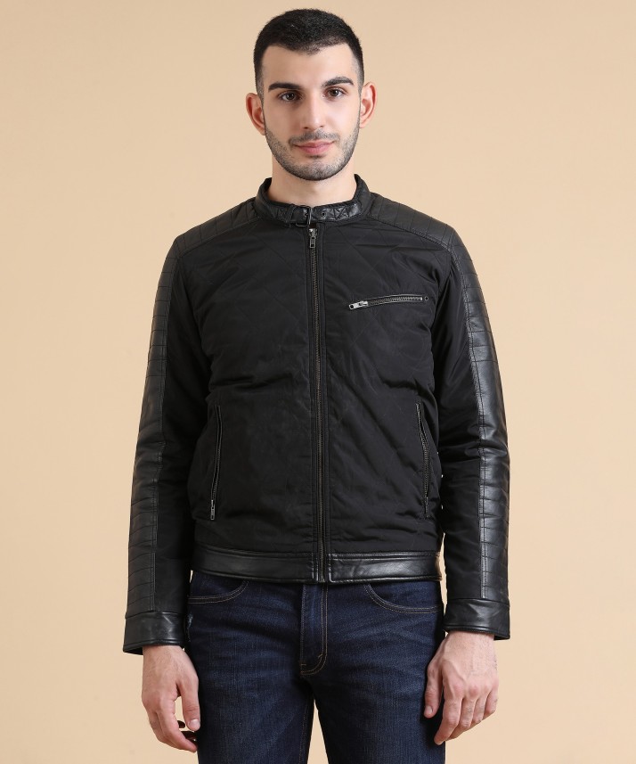 spykar full sleeve solid men's jacket