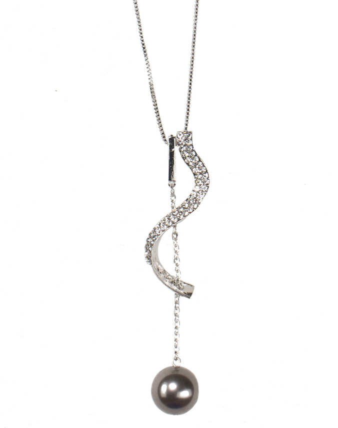 flipkart black metal necklace