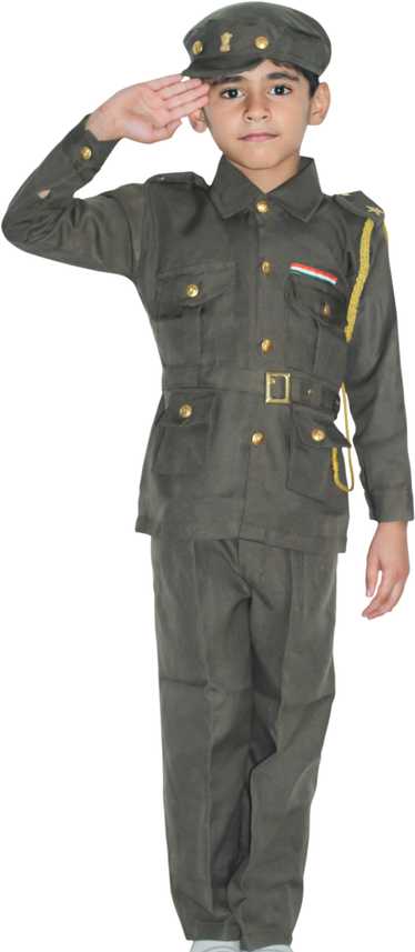 Karton10 Kids Printed Army Costume Kids Costume Wear Price In