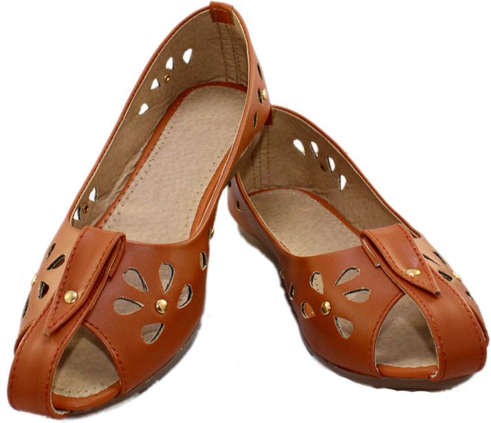 open toe flats flipkart