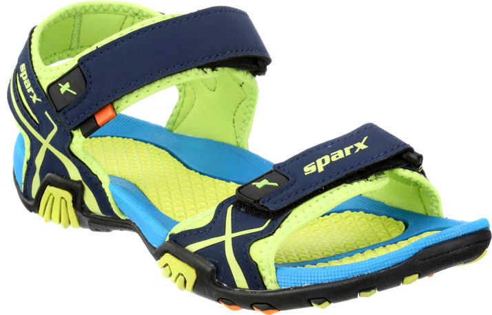 sparx green sandals