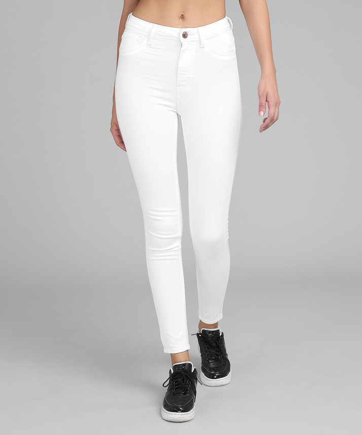 flying machine white jeans