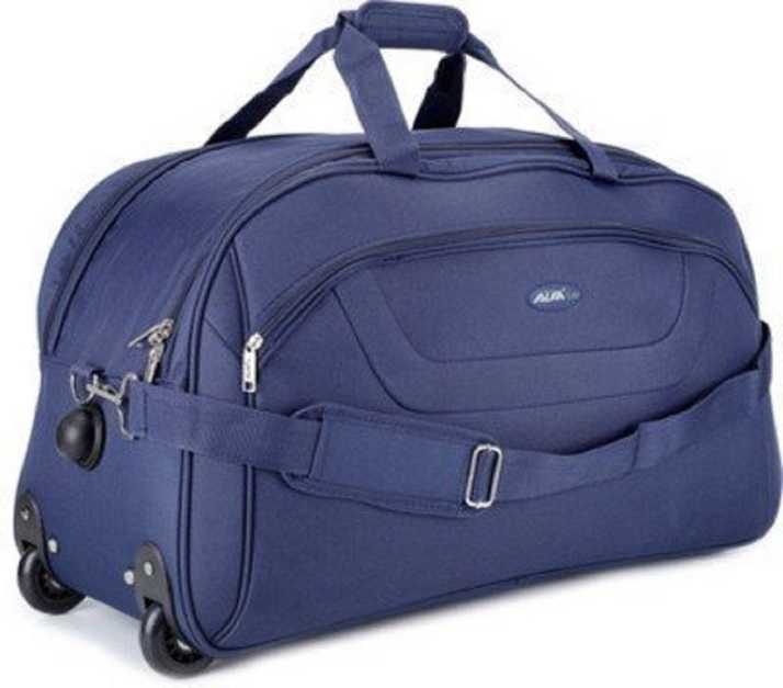 Alfa Cactus Iv Dft 67 Blue Big Size Duffel With Wheels Strolley Blue Price In India Flipkart Com
