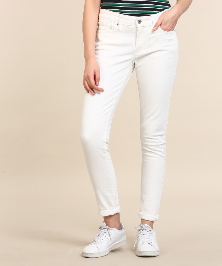 levi's white jeans