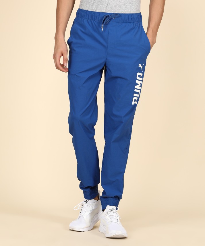 puma blue track pants