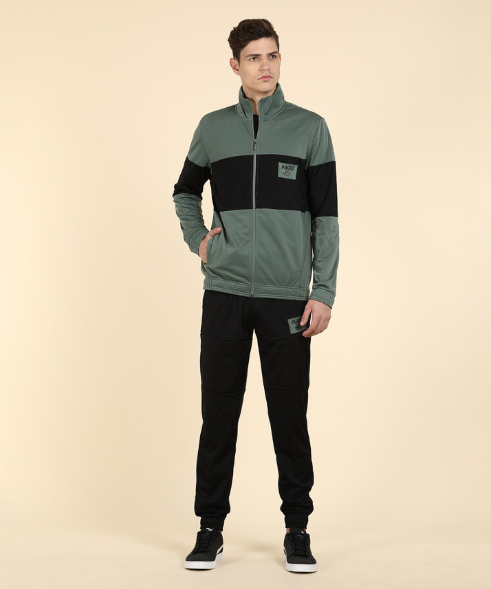 puma solid men's track suit