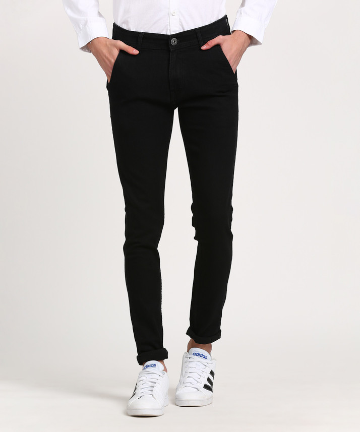 slim men black jeans